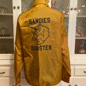 Vintage Pla-Jac Dunbrooke Gold Wind Breaker 40-42